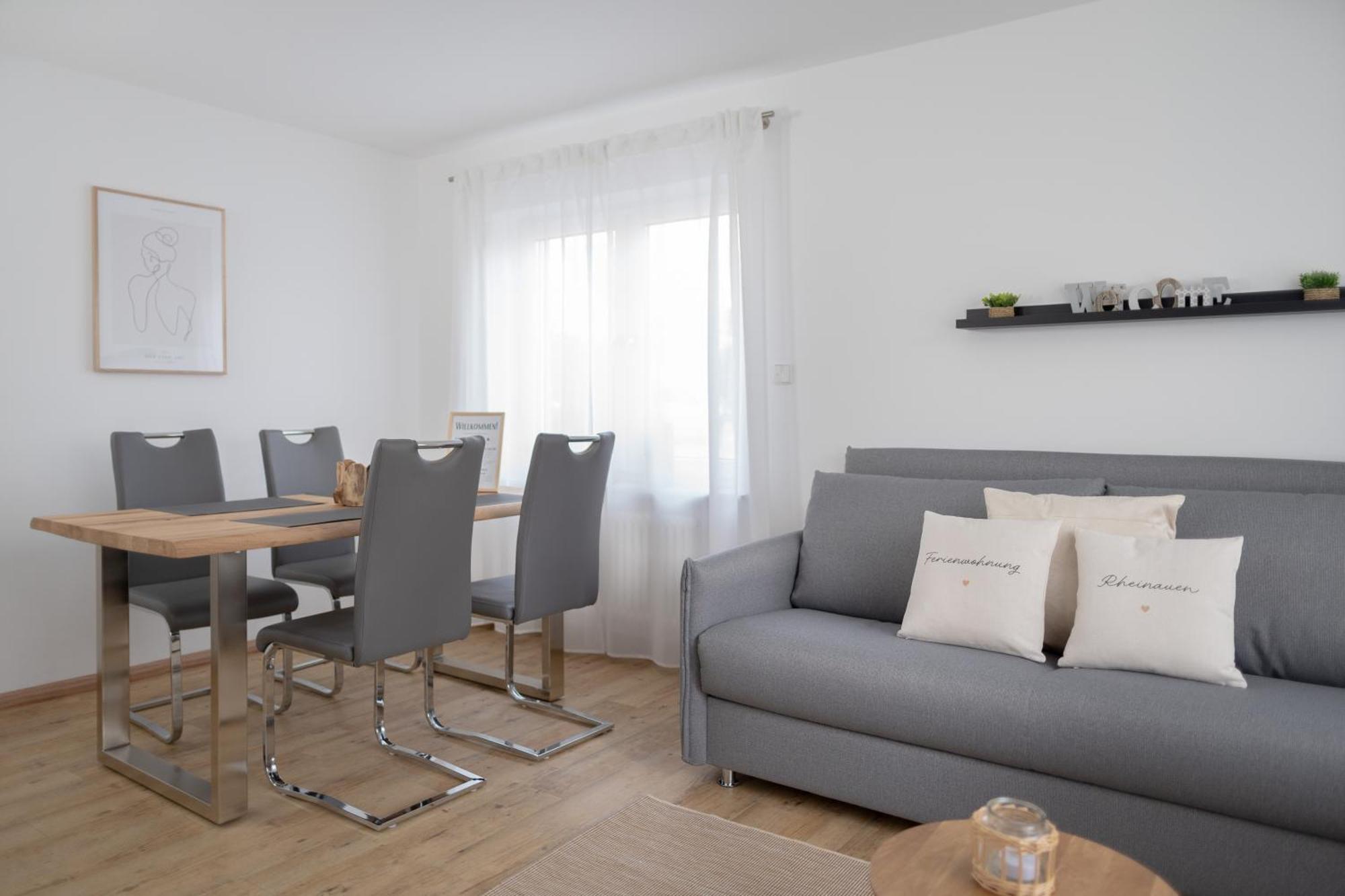 Ferienwohnung Rheinauen Гермерсхайм Экстерьер фото